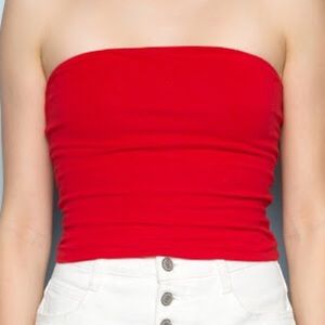 Brandy Melville Red Tube Top